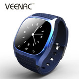 VEENAC M26 Smart Bluetooth Watch Smartwatch M26 with LED Display Music Player Pedometer for Android IOS Phone Wearable Devices