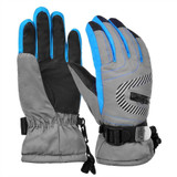 VBIGER Kids Winter Warm Gloves Waterproof Thicken Zipper Gloves Mitten Children Kid Ski Sports Outddor Gloves Adjustable Strip