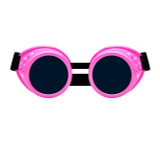 Vazrobe Steampunk Goggles for Adult Kids Boys Girls Gothic Glasses Decorative Vintage Punk Hippie Sunglasses Party Celebrity