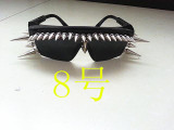 Vazrobe Spiked Glasses Rock Sunglasses Rivet Party/show/wedding/hip Hop Decorative Novelty Eyewear Gold/silver Spikes Steampunk
