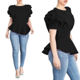VAZN New Women Fashion Elegant 2018 Casual T-Shirt Short Sleeve Summer Tee O-Neck Sexy T-Shirt L0174