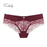 Varsbaby women's sexy floral lace underwear low-rise beautiful panties