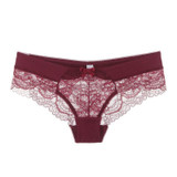 Varsbaby women's sexy floral lace underwear low-rise beautiful panties