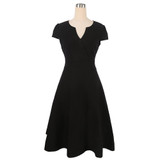 Berydress Retro 1950s Elegant Women Office Dress Navy Blue Vestido De Festa Formal Work Summer Dresses 2017 Audrey Hepburn Dress