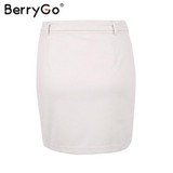 BerryGo Sexy suede zipper motorcycle mini skirt women Streetwear belt pencil skirt 2017 fashion autumn winter short skirt female BerryGo Sexy suede zipper motorcycle mini skirt women Streetwear belt pencil skirt 2017 fashion autumn winter short skirt female