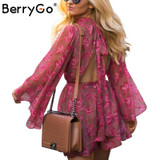 BerryGo Print lining bodysuit Sexy 2017 summer overalls playsuit catsuit leotard Backless lace up women jumpsuit romper overalls BerryGo Print lining bodysuit Sexy 2017 summer overalls playsuit catsuit leotard Backless lace up women jumpsuit romper overalls