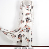 BerryGo Floral print ruffles chiffon maxi dresses Strap v neck split beach summer dress Sexy backless women dress long vestidos BerryGo Floral print ruffles chiffon maxi dresses Strap v neck split beach summer dress Sexy backless women dress long vestidos