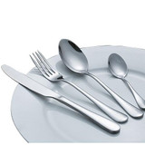 BERGLANDER Stainless Steel Cutlery Set 24 Piece Tableware Black Knife Fork Set Gold Dinnerware Silver Cutleries Western Food Set