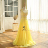 BEPEITHY Elegant A line Prom Dress Sexy Open Back Vestido De Festa Vintage Evening Dress Long Party Dress 2017 New Design
