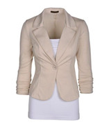 Benedict Women Slim Blazer Feminino Coat Fashion Casual Elegant Jacket One Button Brand Ladies Blazers Work Wear Casaco Feminino