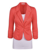 Benedict Women Slim Blazer Feminino Coat Fashion Casual Elegant Jacket One Button Brand Ladies Blazers Work Wear Casaco Feminino