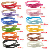 Belt CHAMSGEND New Fashion Dow Candy Thin Women Pu Leather Casual Belt Cummerbund For Girl Fashion WillBeen Feb27 Drop Shipping