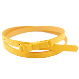 Belt CHAMSGEND New Fashion Dow Candy Thin Women Pu Leather Casual Belt Cummerbund For Girl Fashion WillBeen Feb27 Drop Shipping