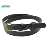 Belt CHAMSGEND Retro Decorative Copper 8 Words Simple Belt Women Slim Ultra-thin Leather Belts Fashion WillBeen Feb10 Drop Ship