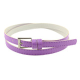Belt 2017 New Fashion Hot Beautiful Woman Girls Multicolor Small Candy Color Thin Leather Ms Belt Casual Simple