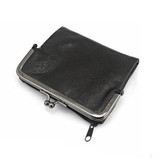 BELLO TUTTI Ladies Leather Wallet Sheepskin Leather Mini Wallet Card Holder Purses Metal Wallet Frame Women Short Wallet Red