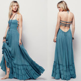 BellFlower Summer Dress Women Bohemian Sleeveless People Sexy Boho Dresses  Blackless Party Hippie Bandage Beach Dress Vestidos