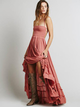 BellFlower Summer Dress Women Bohemian Sleeveless People Sexy Boho Dresses Blackless Party Hippie Bandage Beach Dress Vestidos