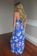 BellFlower Summer Dress Women Bohemia Floral Print Long Dress Sleeveless Backless Sexy Dress Spaghetti Strap Beach Dress Vestido