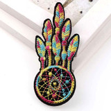Embroidery CuteMushroom DreamCup Patches For Clothing Sea Summer Style Iron On Patches Punk Motif Applique DIY Accessory Clothes