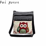 Embroidered Owl Tote Bags Women Shoulder Bag Handbags Postman Package Dec 30