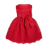 Embroidered Newborn Baby Girl Christening Dress Ball Gown Pageant Wedding Dresses Infantil Little Girls 1st Birthday Party Dress