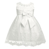 Embroidered Newborn Baby Girl Christening Dress Ball Gown Pageant Wedding Dresses Infantil Little Girls 1st Birthday Party Dress