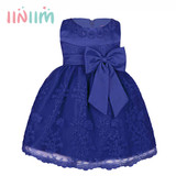 Embroidered Newborn Baby Girl Christening Dress Ball Gown Pageant Wedding Dresses Infantil Little Girls 1st Birthday Party Dress