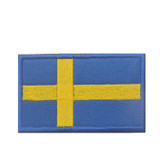 Embroidered Country Flag Patches Army Badge Patch 3D Tactical Military Patches Fabric Cloth Combat Armband World Flag Badges