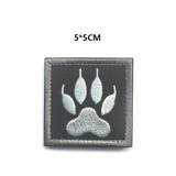 Emboridery Patch K9 ASK TO PET SERVICE DOG Tactical 3D Army Morale Patch Emblem Military Embroidered Patches Badge For Clothing