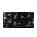 Embossing Flower Genuine Leather Women Wallet Brand Female Wallets Fashion Hasp Women Leather Purse Real Leather Wallet Clutch