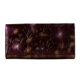 Embossing Flower Genuine Leather Women Wallet Brand Female Wallets Fashion Hasp Women Leather Purse Real Leather Wallet Clutch
