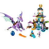 Elves 10549 The Dragon Sanctuary Building Brick Blocks Sets DIY Educational Toys Compatible with 41178 Friends For Girl