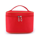 Elvasek new comes fashion women cosmetic cases solid travel bags large capacity wash bags make up cosmetic case bolsas