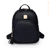Elvasek 2017 women backpacks fashion ladies travel bags pu leather backpack small style shopping bag student's school backpacks
