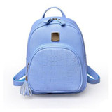 Elvasek 2017 women backpacks fashion ladies travel bags pu leather backpack small style shopping bag student's school backpacks