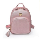 Elvasek 2017 women backpacks fashion ladies travel bags pu leather backpack small style shopping bag student's school backpacks