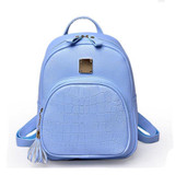 Elvasek 2017 women backpacks fashion ladies travel bags pu leather backpack small style shopping bag student's school backpacks