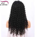 Elva Hair Lace Front Human Hair Wigs Pre Plucked Hairline Water Wave Brazilian Remy Hair Lace Wigs With Baby Hair Natural Color