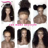 Elva Hair Water Wave Lace Front Human Hair Wigs For Black Women Pre Plucked Hairline With Baby Hair Bleached Knots Remy Hair Wig