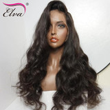 Elva Hair 250% Density 360 Lace Frontal Wig Pre Plucked Natural Hairline Body Wave Brazilian Remy Human Hair Wig For Black Women