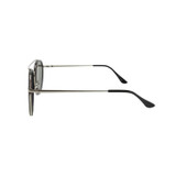Jase New York Stark Sunglasses Metal Based Frame & UV in Silver