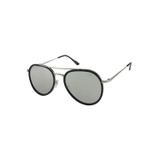 Jase New York Stark Sunglasses Metal Based Frame & UV in Silver
