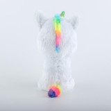 Elsadou Ty Beanie Boos Stuffed &amp; Plush Animals Colorful White Unicorn Toy Doll