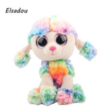Elsadou Ty Beanie Boos Stuffed &amp; Plush Animals Colorful Poodle Doll Toys For Girls
