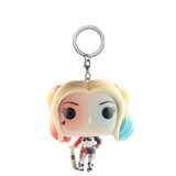 Elsadou Game of Thrones Action Figure Toy Suicide Squad Harley Quinn Joker Harry Potter Series Guardians of the Galaxy Keychain