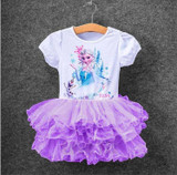 Elsa Girls Cloth Dress Anna Girl's Dresses Princess Dress Party Dress For Baby Kids Queen Infant Costume Party Vestidos Clothes
