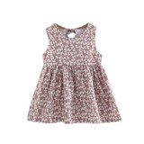 Girls dress summer dress Baby Kids Girls Sleeveless One Piece Dress Print Bowknot Tutu Summer Clothes with high quality AP19