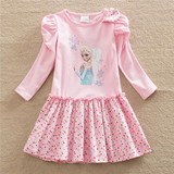 Girls Dress Elsa Vestidos Clothes Vestido Disfraz Infantil Costume For Kids Roupas Infantis Menina Autumn Girl Dresses 2017 Hot