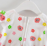 girls dress fashion girls print clothes Baby sleeveless kids clothes girl party dresses new infant baby clothes